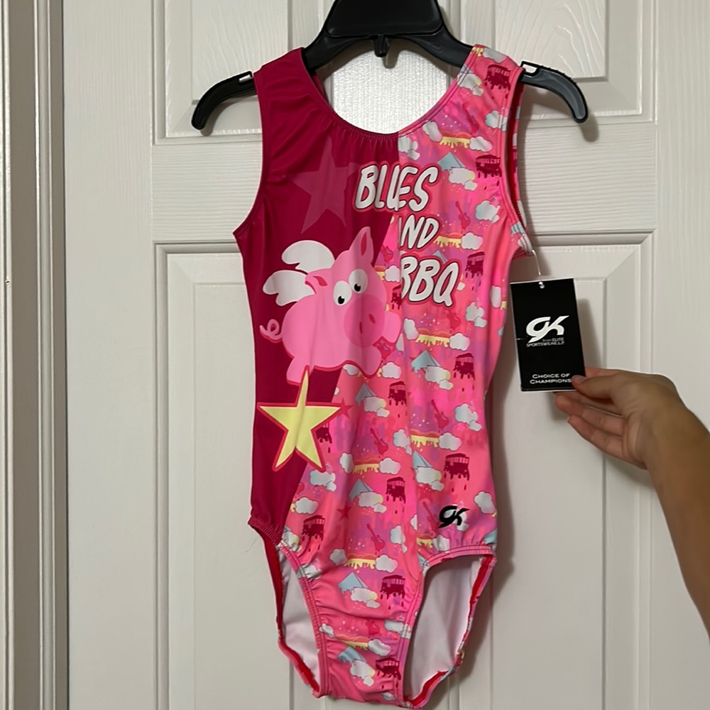 NEW Pink GK leotard AM